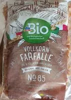Mängden socker i Vollkorn Farfalle No 85