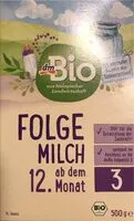 Mängden socker i Folgemilch ab dem 12.monat