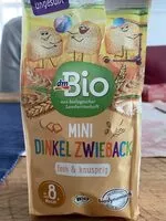 Mängden socker i Mini Dinkel Zwieback