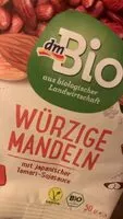 Mängden socker i Würzige Mandeln
