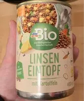 Mängden socker i Linseneintopf mit Kartoffeln