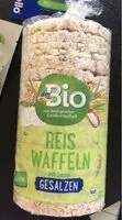 Mängden socker i Reiswaffeln mit Sesam gesalzen