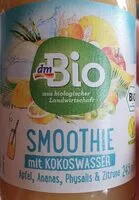 Mängden socker i Smoothie mit Kokoswasser