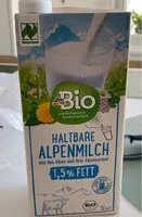 Mängden socker i Haltbare Alpenmilch 1,5% Fett