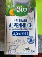 Mängden socker i Haltbare Alpenmilch 3,5 % Fett