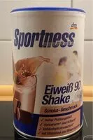 Mängden socker i Eiweiß 90 Shake Schoko Geschmack