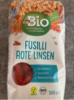 Mängden socker i Fusili Rote Linsen