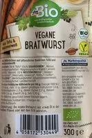 Mängden socker i Vegane Bratwurst