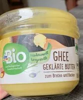 Mängden socker i Ghee geklärte Butter