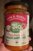 Mängden socker i Tomatensoße Mascarpone