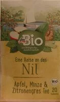 Mängden socker i Reise an den Nil - Apfel, Minze & Zitronengras-Tee