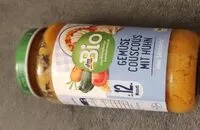 Mängden socker i dm Bio Gemüse couscous mit huhn