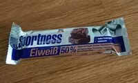 Mängden socker i Sportness Eiweiß 50% (Brownie-Chocolate-Crisp-Geschmack)