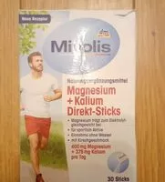 Mängden socker i Magnesium+Kalium Direkt-Sticks
