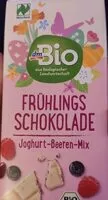 Mängden socker i Frühlings-Schokolade Joghurt-Beeren-Mix