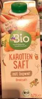 Mängden socker i Karotten Saft mit Ingwer