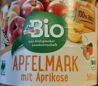 Mängden socker i Apfelmark mit Aprikose