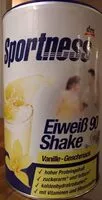 Mängden socker i Eiweiß 90 Shake Vanille-Geschmack