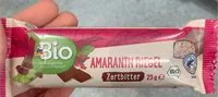 Mängden socker i Amaranth riegel