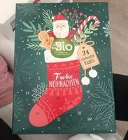 Mängden socker i 24 schokoladige Kugeln Adventskalender
