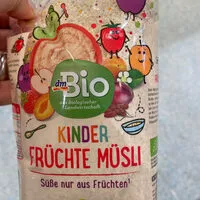 Mängden socker i Kinder Früchtemüsli