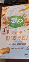 Mängden socker i Bio Kinder Basis Müsli