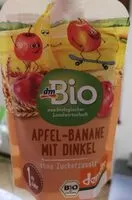 Mängden socker i Apfel banane mit dinkel