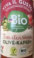 Mängden socker i Tomatensauce Olive-Kapern