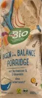 Mängden socker i Basen in balance porridge mit buchweizen & erdmandeln