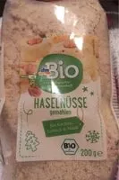 Mängden socker i Haselnüsse gemahlen