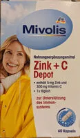 Mängden socker i Zink+c depot