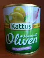 Mängden socker i Manzanilla Oliven mit Knoblauchcreme
