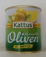 Mängden socker i Manzanilla Oliven mit Zitronencreme