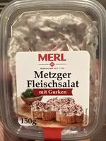 Mängden socker i Metzger Fleischsalat mit Gurken