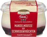 Mängden socker i Mandelmousse auf Schwedenfrüchten