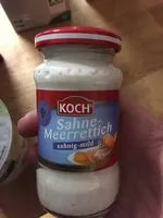 Mängden socker i Meerrettich, mild