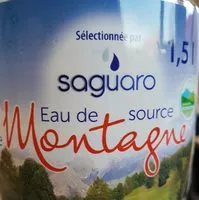 Mängden socker i Eau de source de montagne