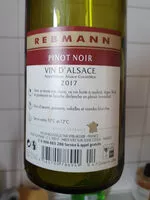 Mängden socker i Pinot noir, vin d'Alsace