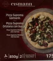 Mängden socker i Pizza suprema ortolana con burrata