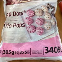 Mängden socker i Pop dots