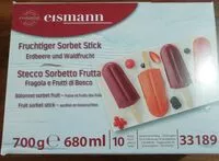 Mängden socker i Stecco sorbetto frutta