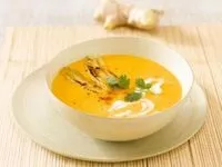 Mängden socker i Möhrencremesuppe mit Ingwer