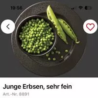 Mängden socker i Junge Erbsen