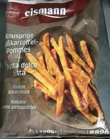 Mängden socker i Frites de patate douce