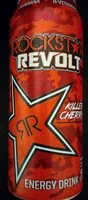 Mängden socker i Rockstar Revolt Killer Cherry