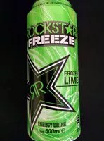 Mängden socker i Rockstar Freeze