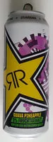 Mängden socker i Rockstar Energy - Guava Pineapple