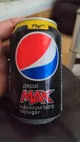 Mängden socker i Pepsi max can