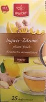 Mängden socker i Ingwer-Zitrone
