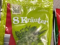 Mängden socker i 8 Kräuter, fein gehackt